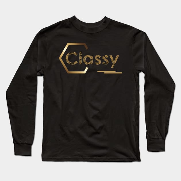 15 - Classy Long Sleeve T-Shirt by SanTees